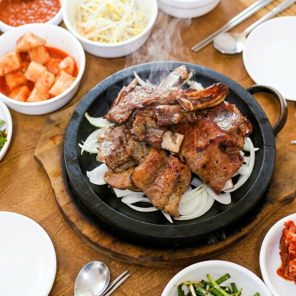 풍성한숯불갈비 대표메뉴