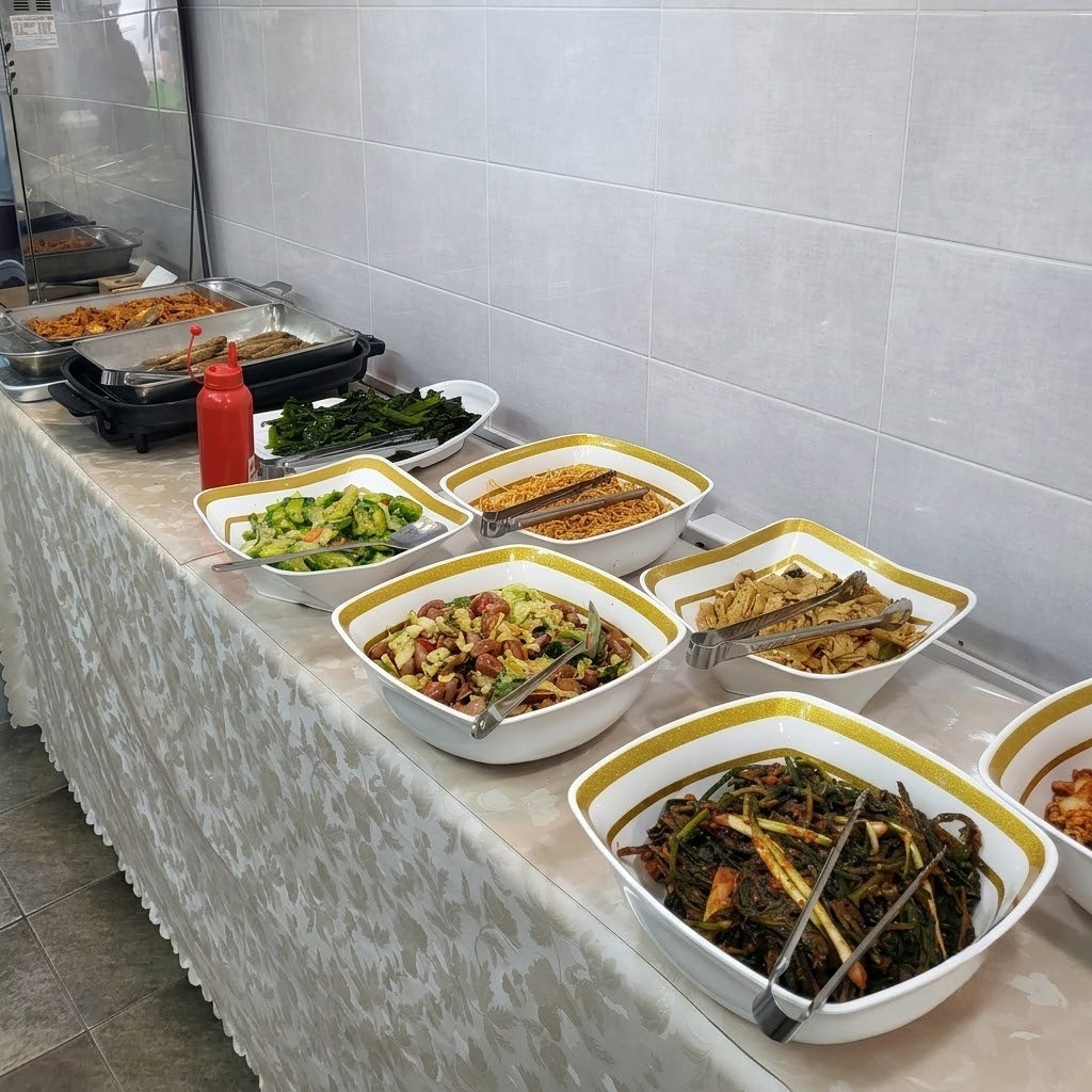 찬뜰한식뷔페 대표메뉴