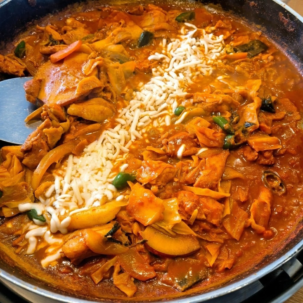 철판위에닭갈비 대표메뉴