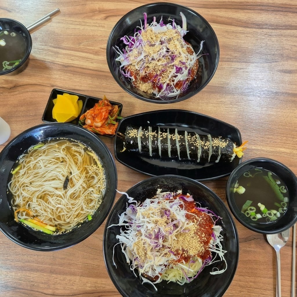 오늘은국수랑김밥 대표메뉴