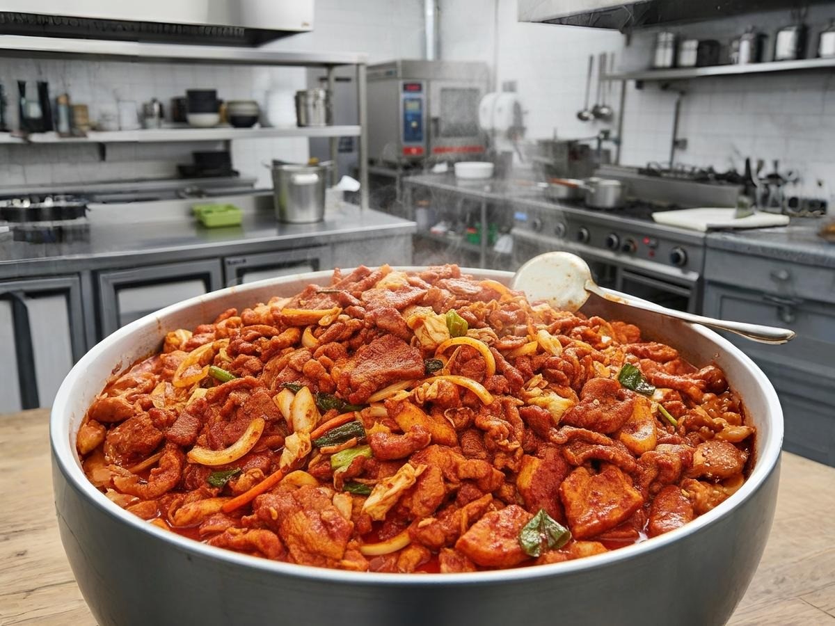 백종원 제육볶음 100인분 레시피