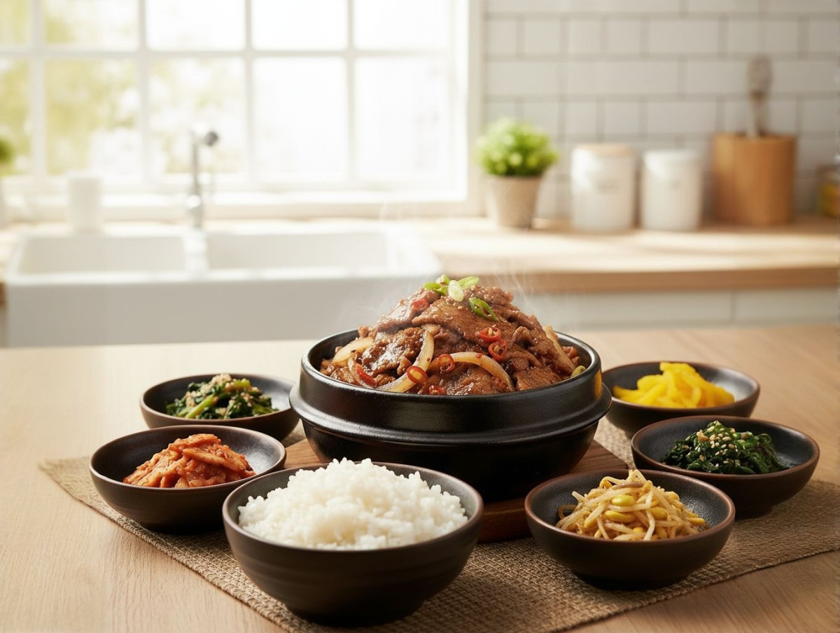 맛있게 완성된 백종원표 소불고기