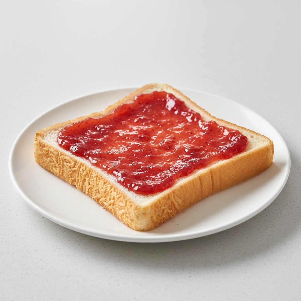 완성된 치즈 토스트를 반으로 자른 모습