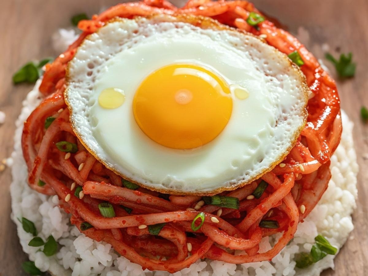 백종원 무생채를 곁들인 비빔밥