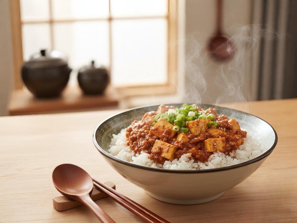 매콤하고 맛있는 백종원 마파두부 완성 사진