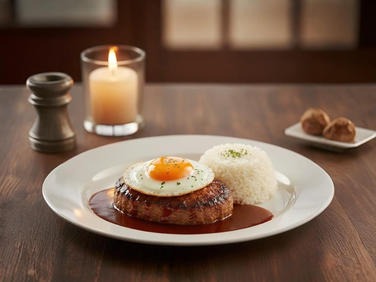 백종원 레시피로 만든 육즙 가득한 함박스테이크와 달걀 프라이