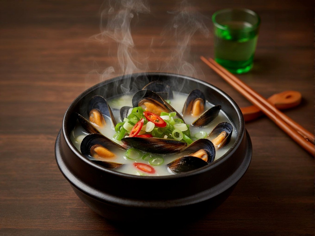 뜨끈하고 시원한 백종원 홍합탕 한 그릇