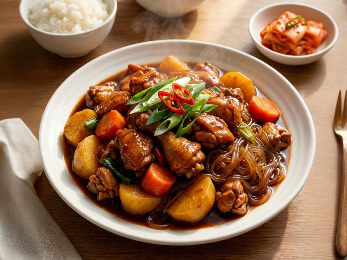 백종원 안동 찜닭 황금레시피로 완성된 먹음직스러운 간장 찜닭 요리