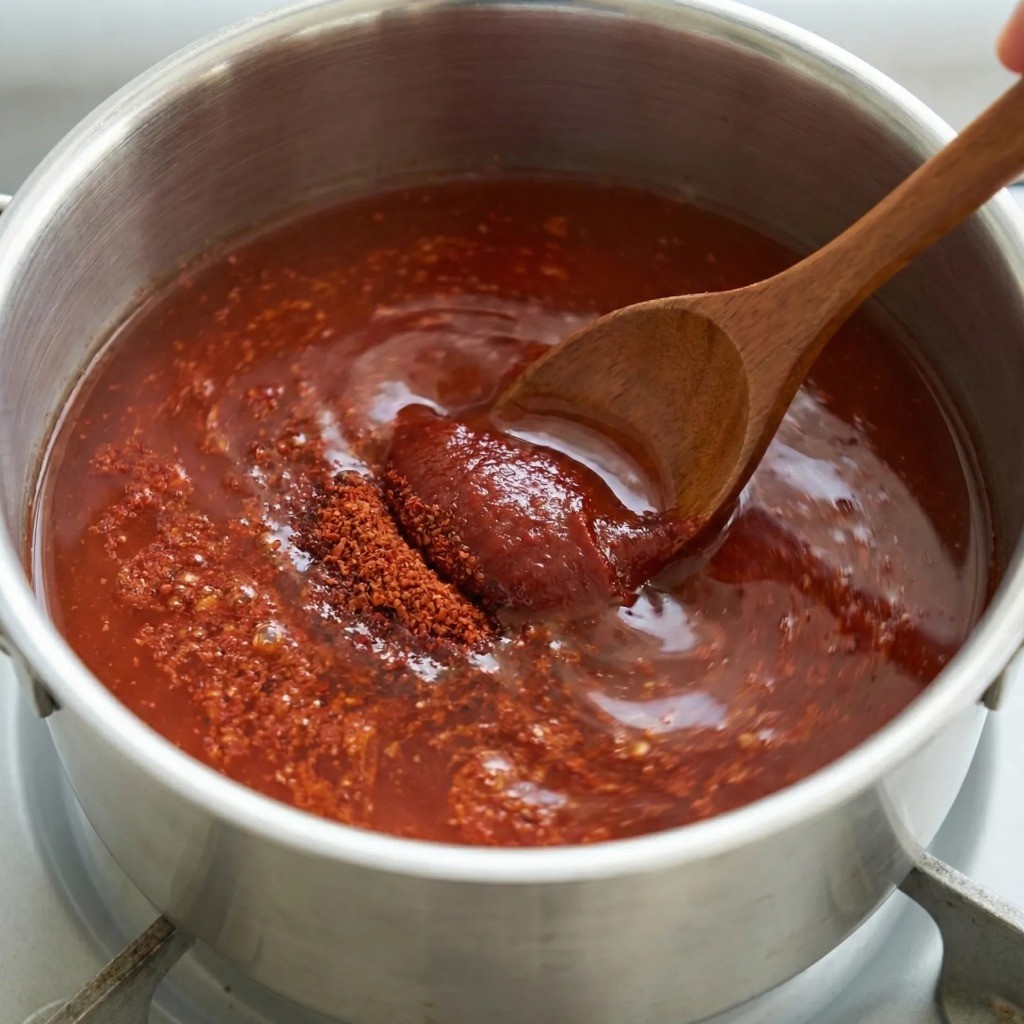 실패 없는 떡볶이 황금비율 양념장 만들기