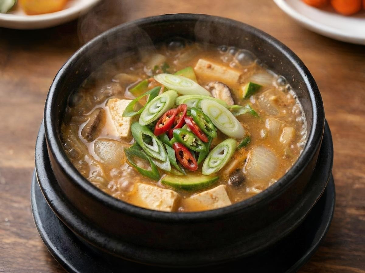 백종원 멸치 된장찌개 레시피로 완성한 보글보글 뚝배기 요리