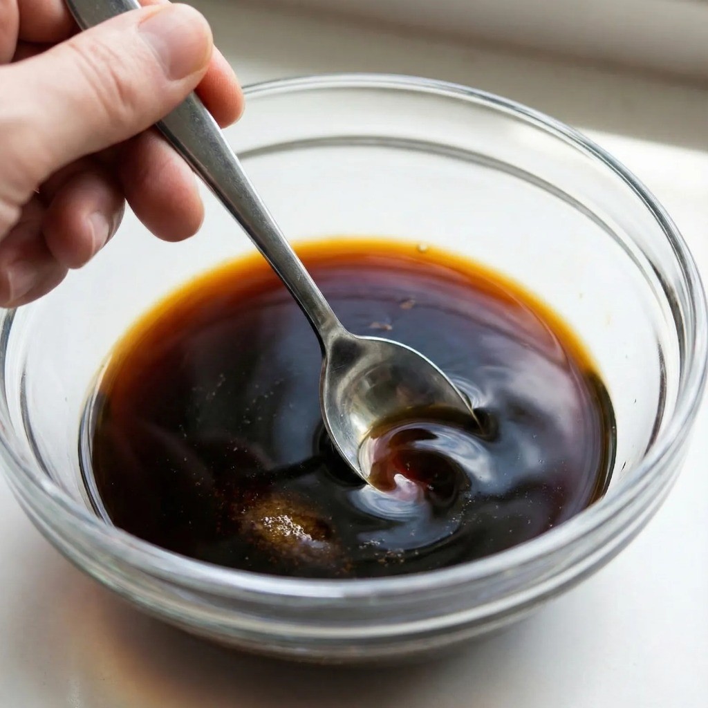 볶음우동 비법 소스 만들기, 간장 설탕 식초 배합