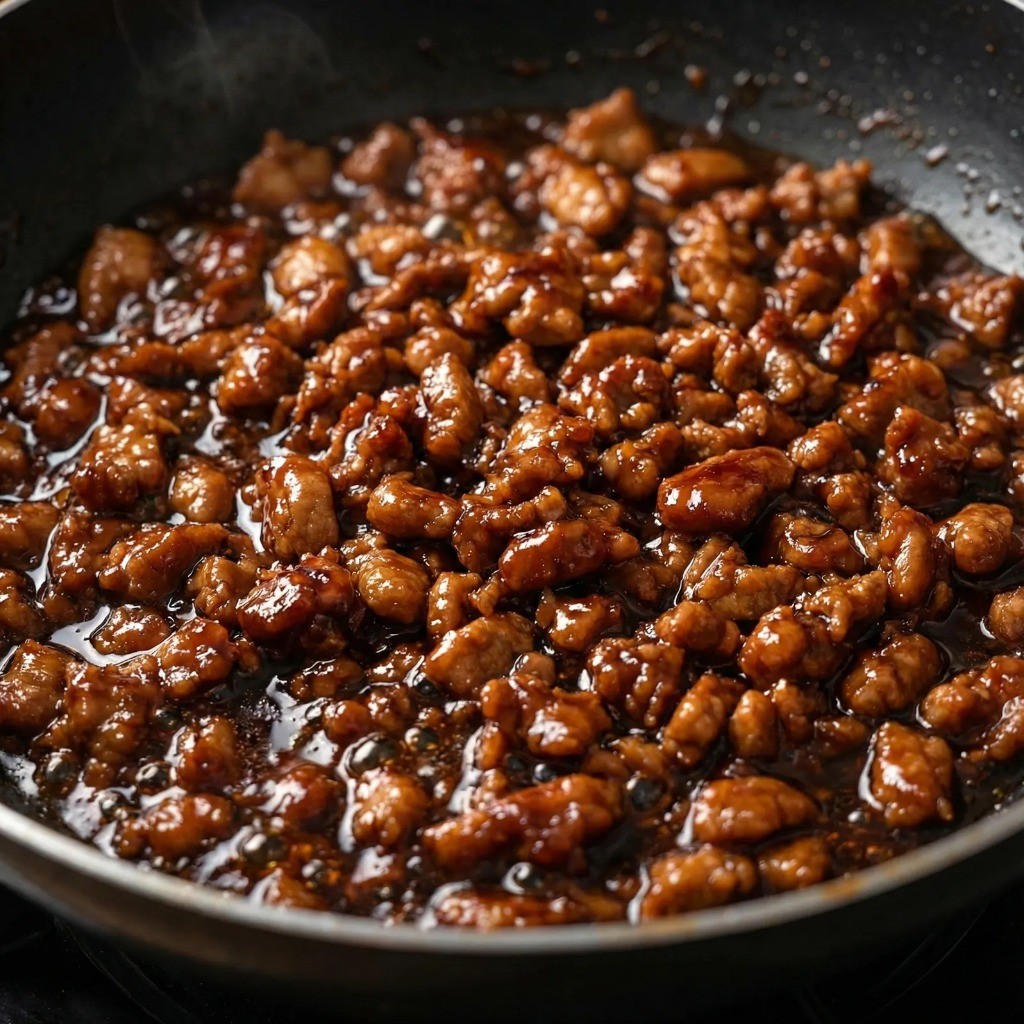 태국식 덮밥 양념하기: 간장, 굴소스, 액젓으로 불맛 입히기