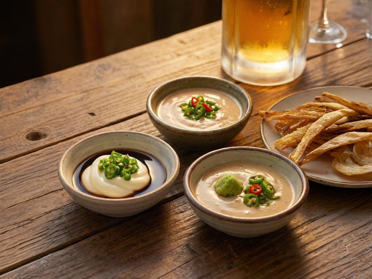 백종원 편의점 마른안주 소스 3가지 버전 (기본, 간장믹스, 고추냉이) 완성 플레이팅