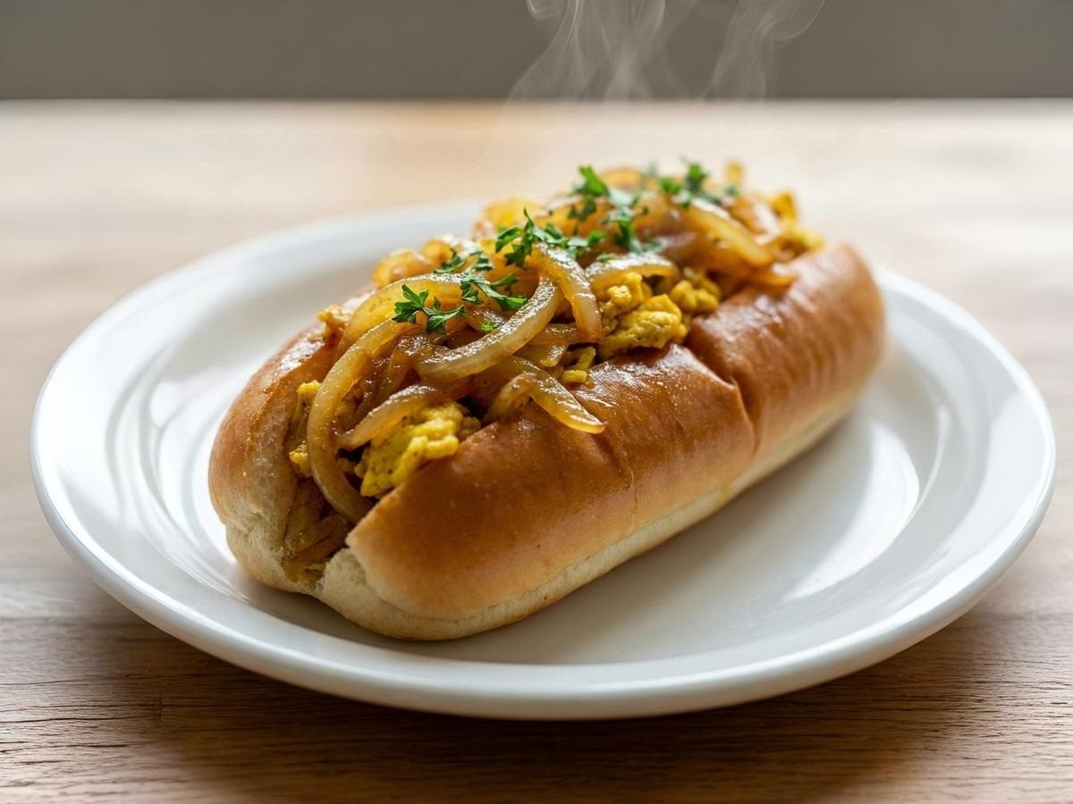 백종원 양파카레 레시피로 만든 샌드위치와 덮밥 완성 브런치 요리