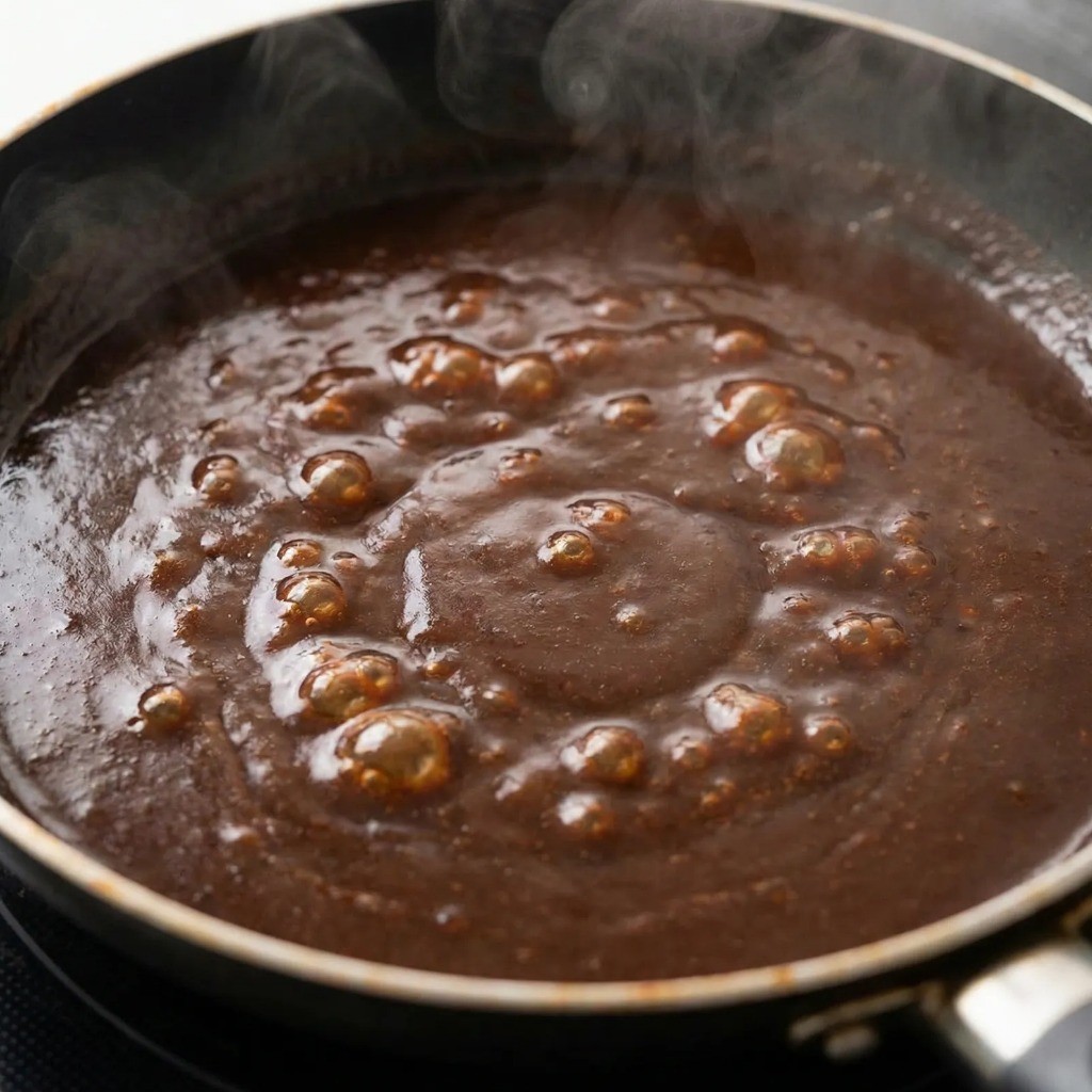 백종원 오므라이스 소스 레시피 - 물 케첩 간장 설탕 졸이기