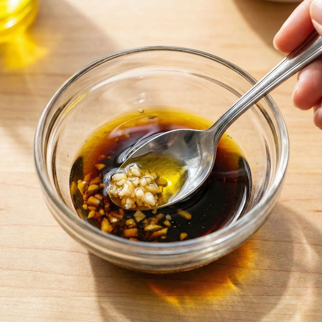 초간단 오리엔탈 드레싱 만들기 - 장아찌 간장 활용