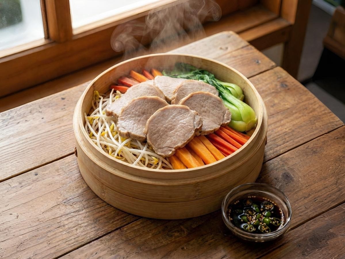 백종원 돼지고기 모둠찜 완성 - 손님 초대 요리 추천 메뉴