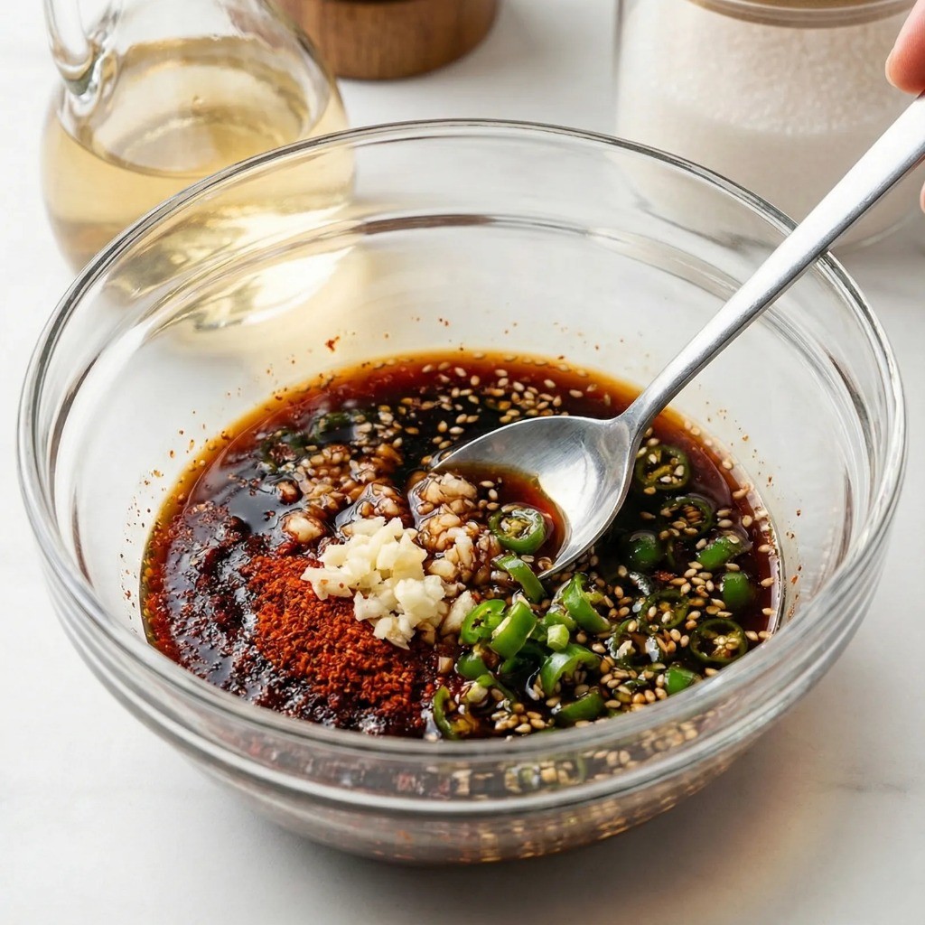 백종원 돼지고기 모둠찜 특제 간장 양념장 소스 만들기