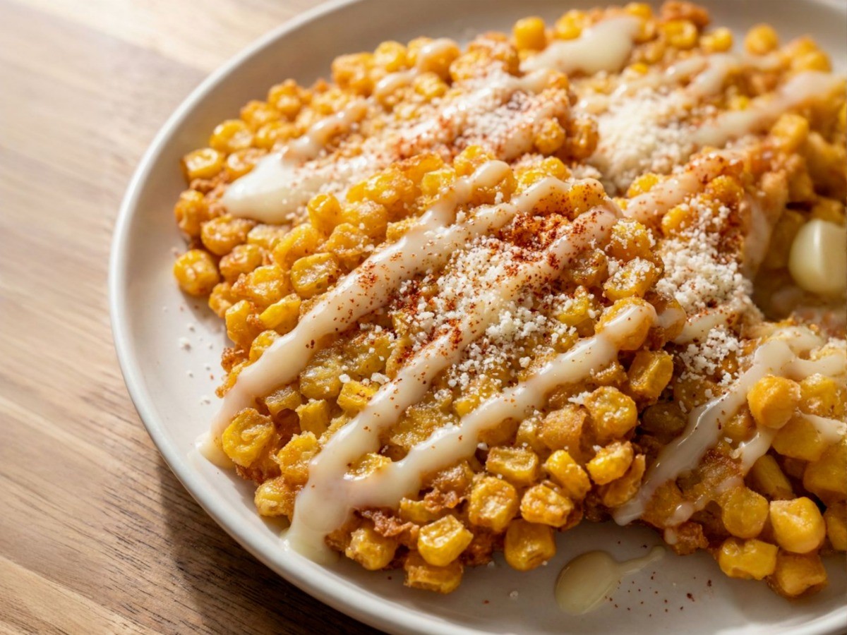 백종원 옥수수전 레시피 완성, 캔옥수수로 만든 바삭한 튀김 간식에 연유와 파마산 치즈 토핑