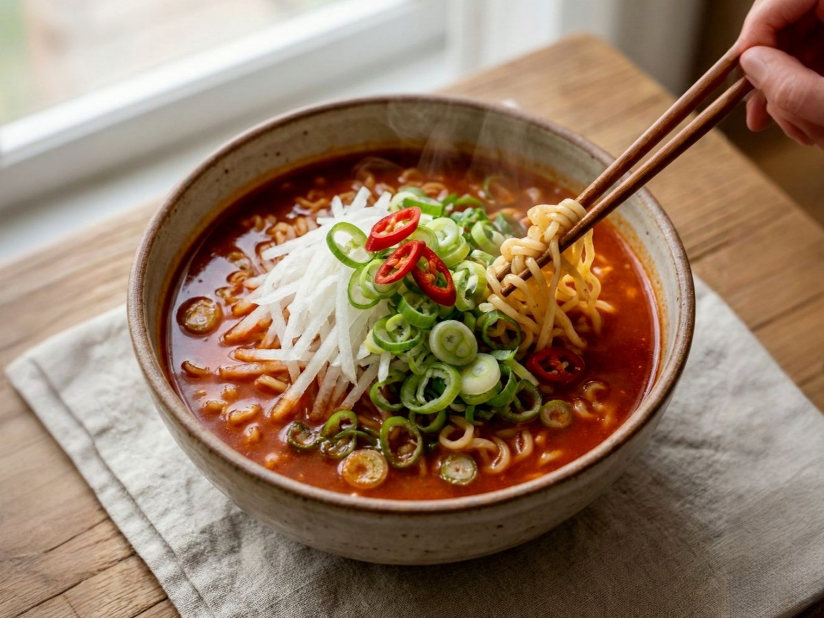 백종원 무파라면 레시피 완성, 시원하고 얼큰한 국물 해장라면 추천