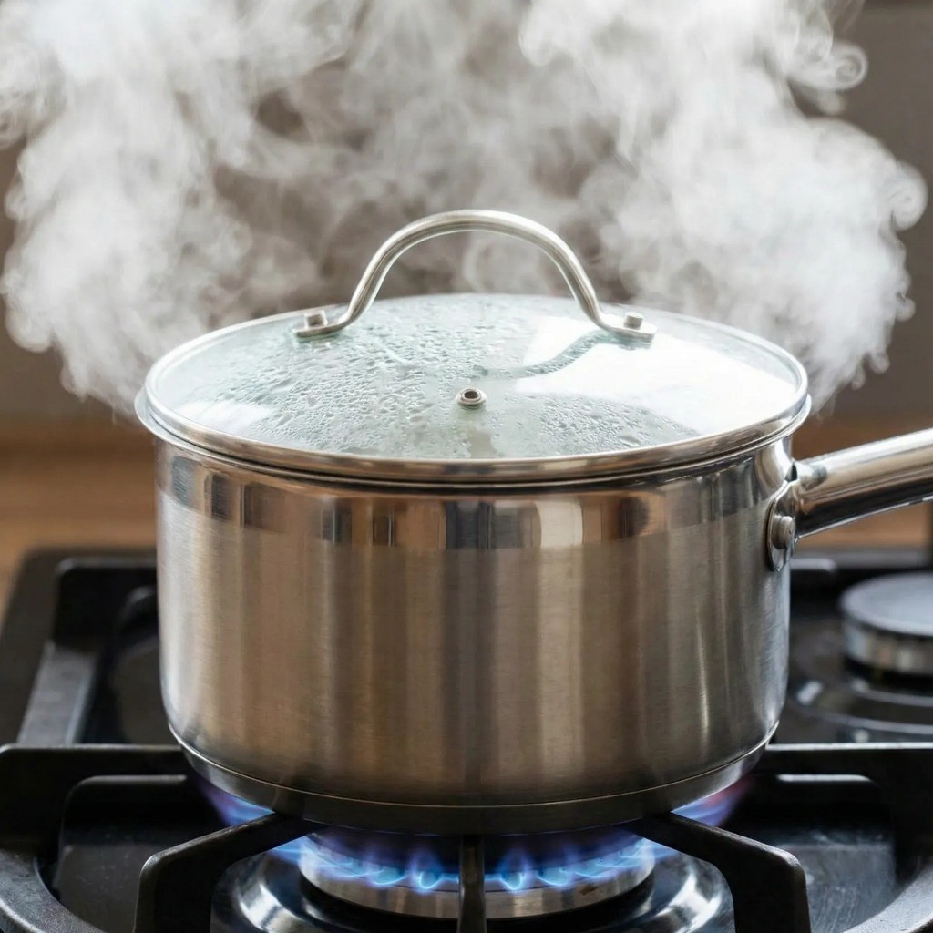 옥수수 찌는 시간: 뚜껑 덮고 30분 이상 푹 삶는 과정