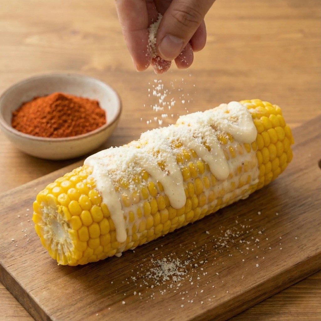초간단 간식 추천: 파마산 치즈와 고춧가루로 완성한 백종원 마약 옥수수