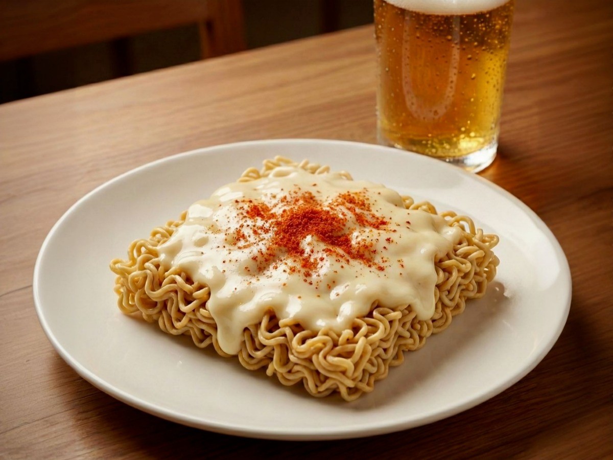 백종원 설탕마요 라면땅 완성 사진 - 전자레인지로 만드는 초간단 맥주 안주 추천