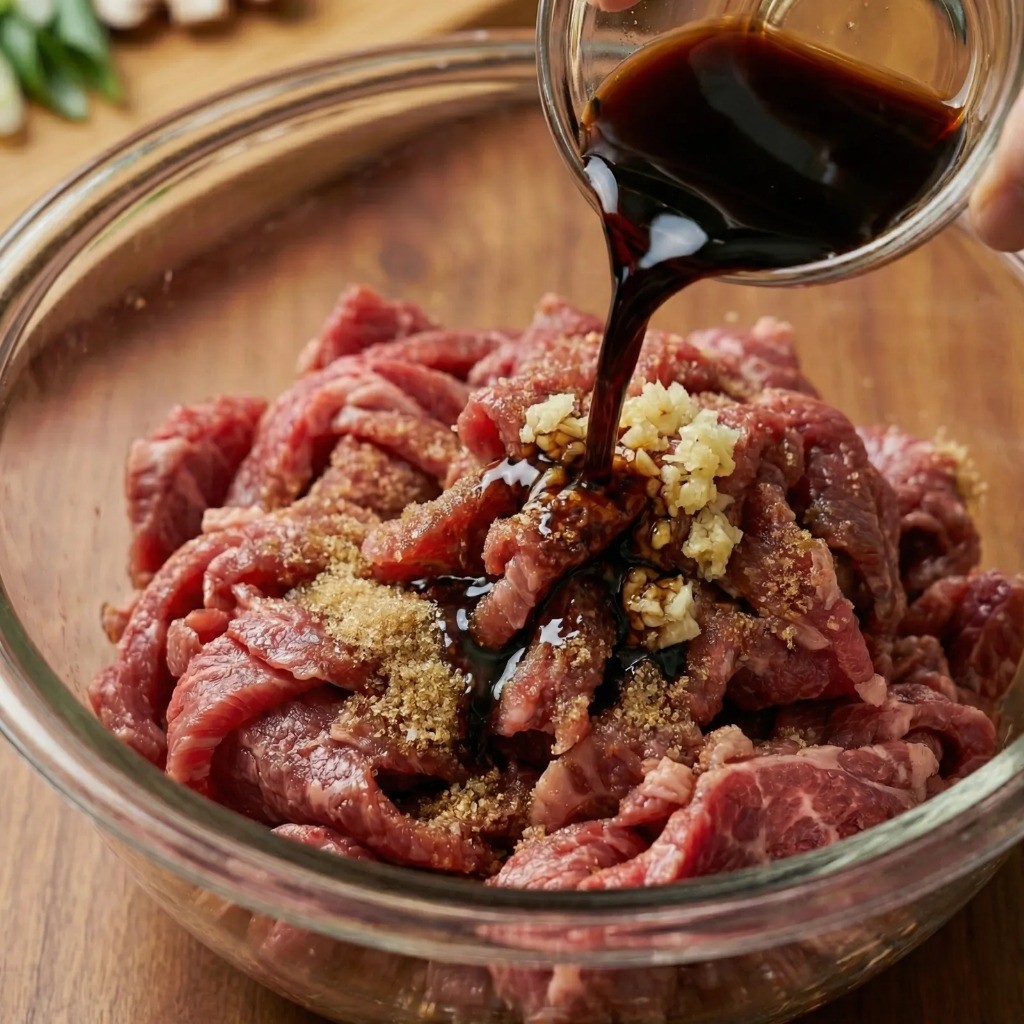 소불고기 황금레시피 간마늘 진간장 양념 비율 맞추기