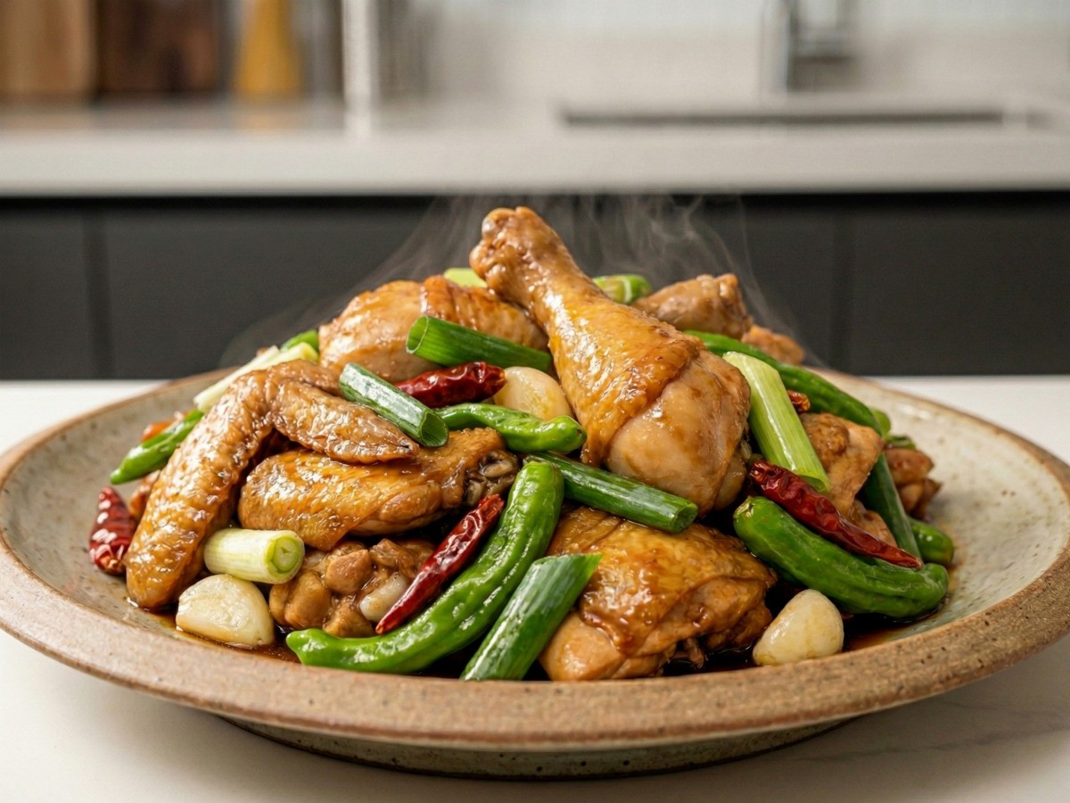 백종원 꽈리고추 닭볶음탕 완성, 매콤하고 짭조름한 밥도둑 닭요리