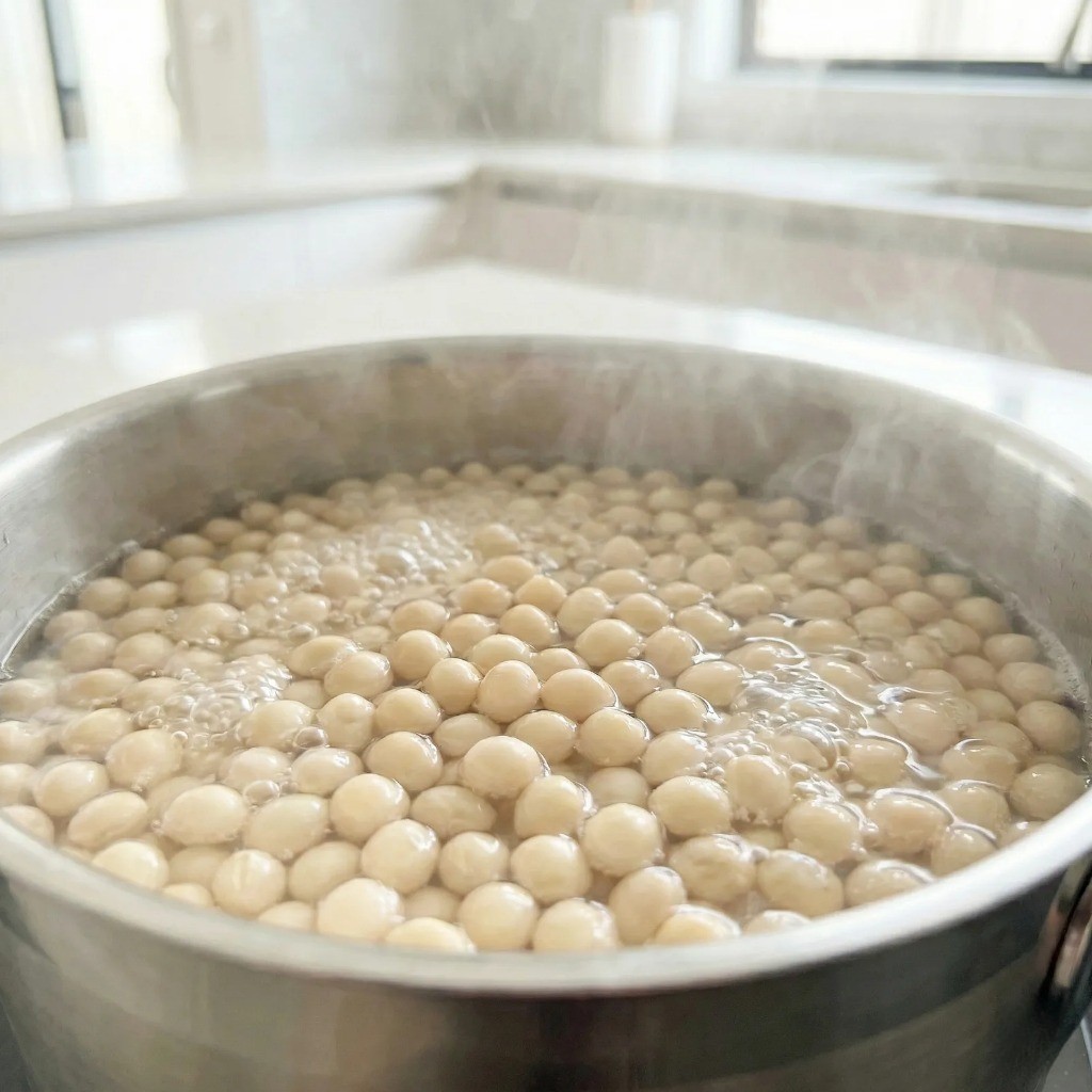 콩전 만들기 1단계 - 불리지 않고 콩 삶는 법