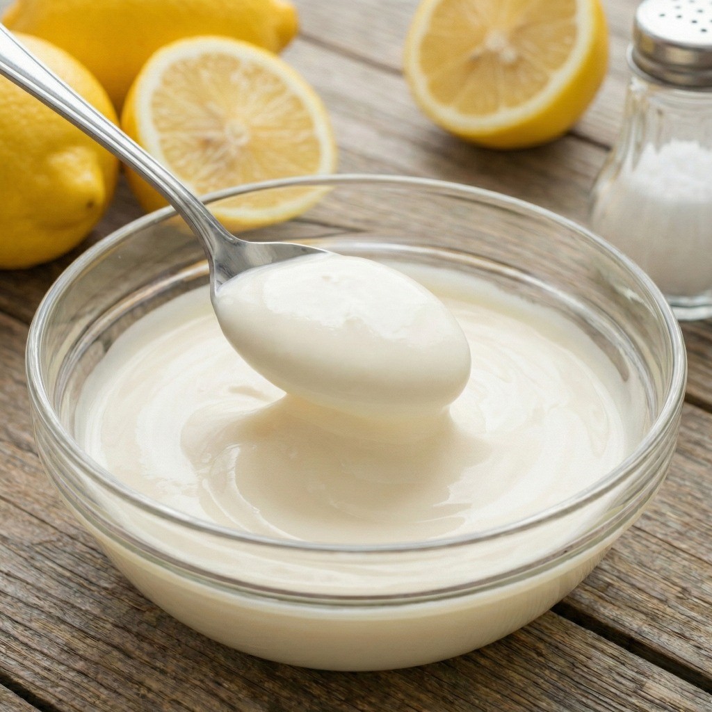 식초와 레몬즙을 넣어 하얗고 고소하게 완성된 백종원 마요네즈