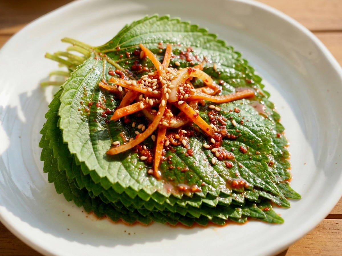 백종원 깻잎무침 황금레시피로 만든 밥도둑 반찬 완성 모습