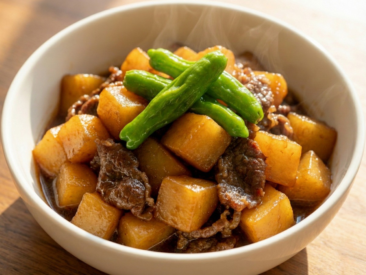 백종원 소고기 감자조림 황금레시피로 만든 윤기 나는 완성 요리