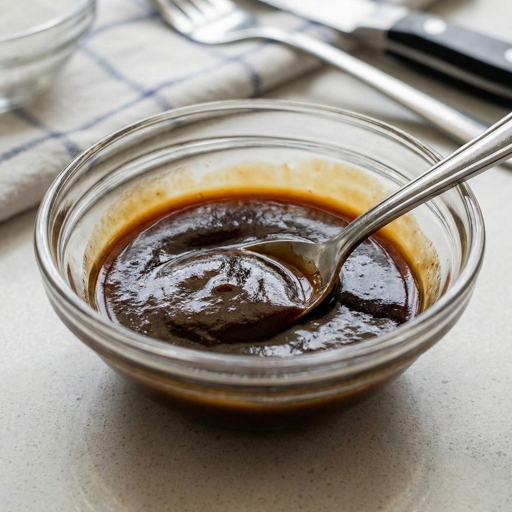 공심채볶음 소스 만들기, 굴소스와 간장 황금비율 양념장과 으깬 통마늘