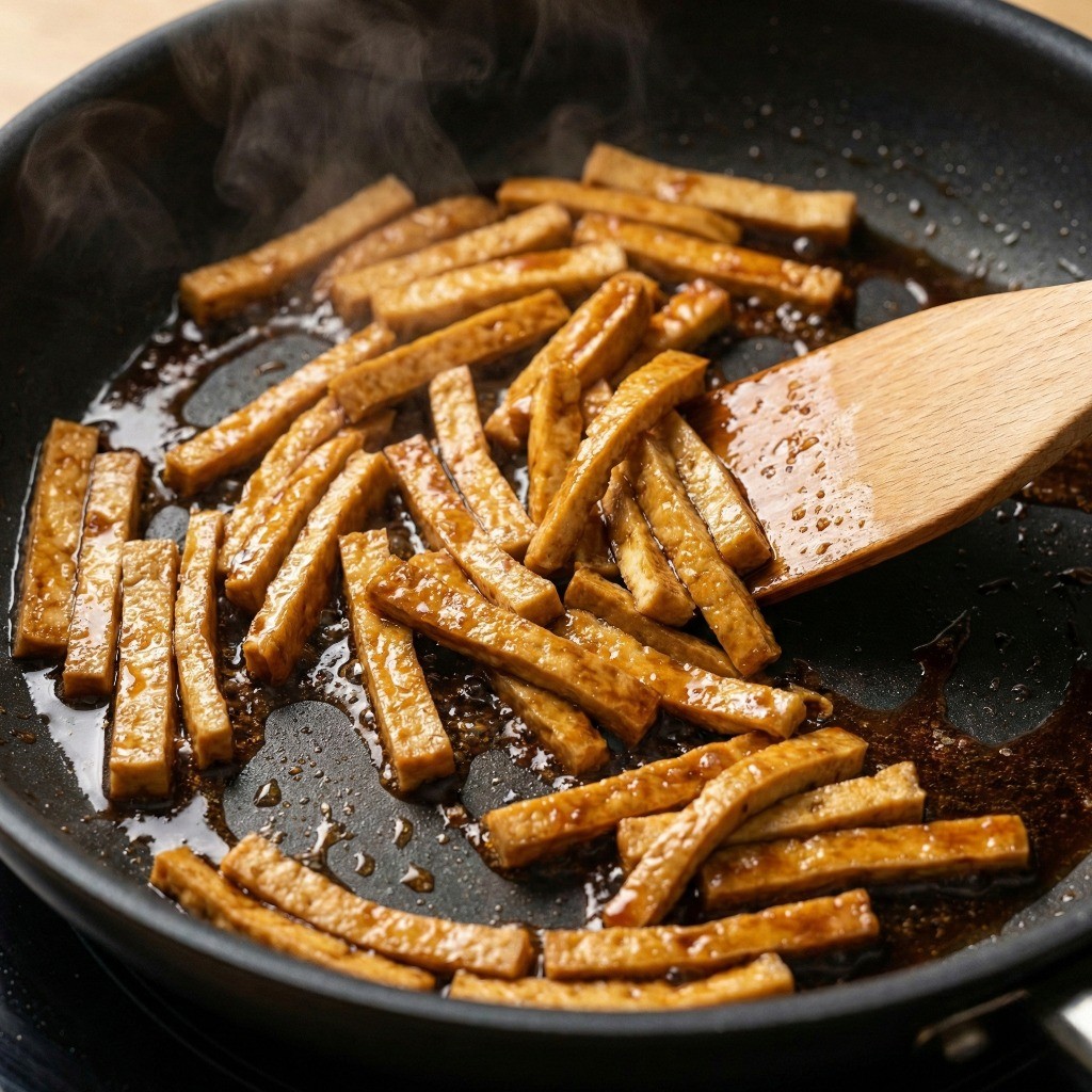 백종원 만능 유부 조림 만드는 법 간장 양념 졸이기