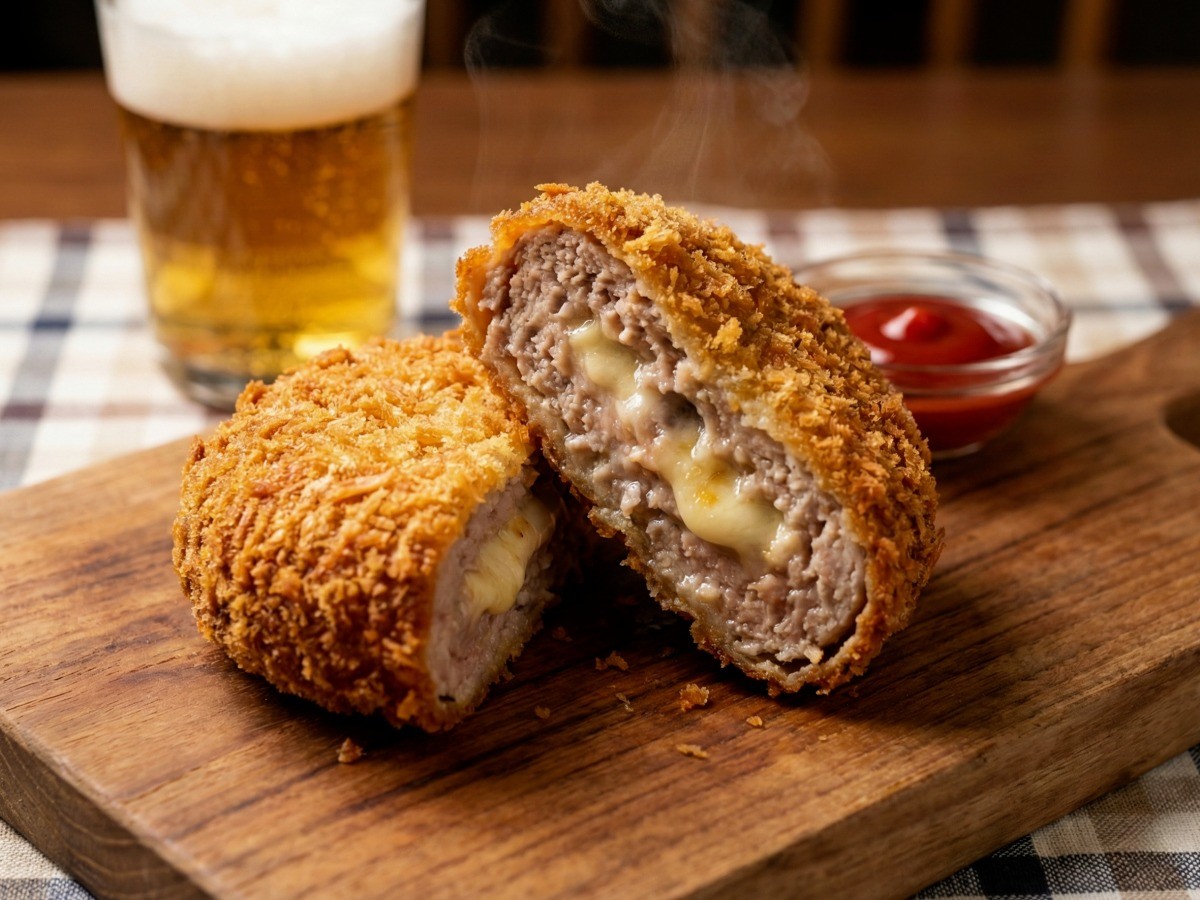 백종원 연돈 볼카츠 만들기 완성 - 겉은 바삭하고 속은 촉촉한 돼지고기 뒷다리살 멘치카츠