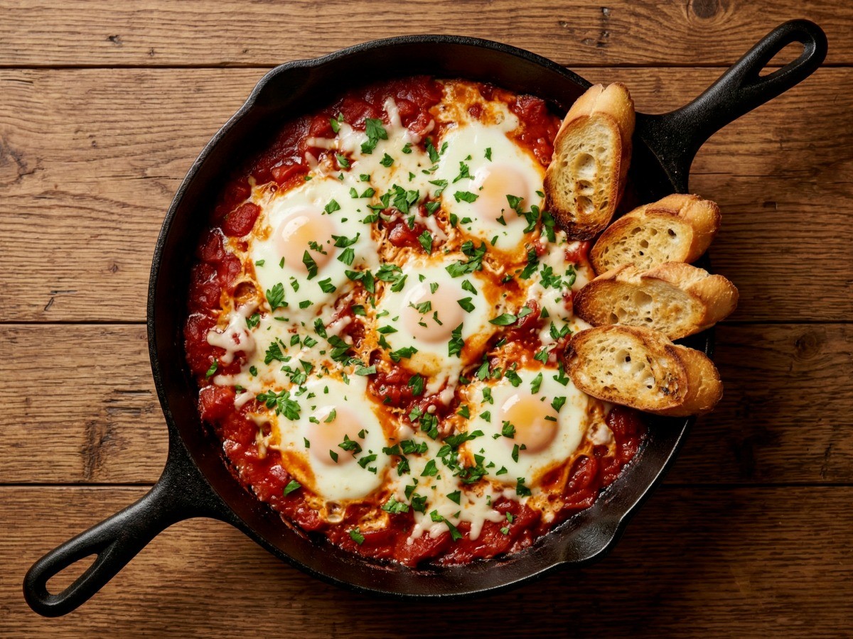 백종원 에그인헬(삭슈카) 완성된 모습, 뚝딱 만드는 홈 브런치 메뉴