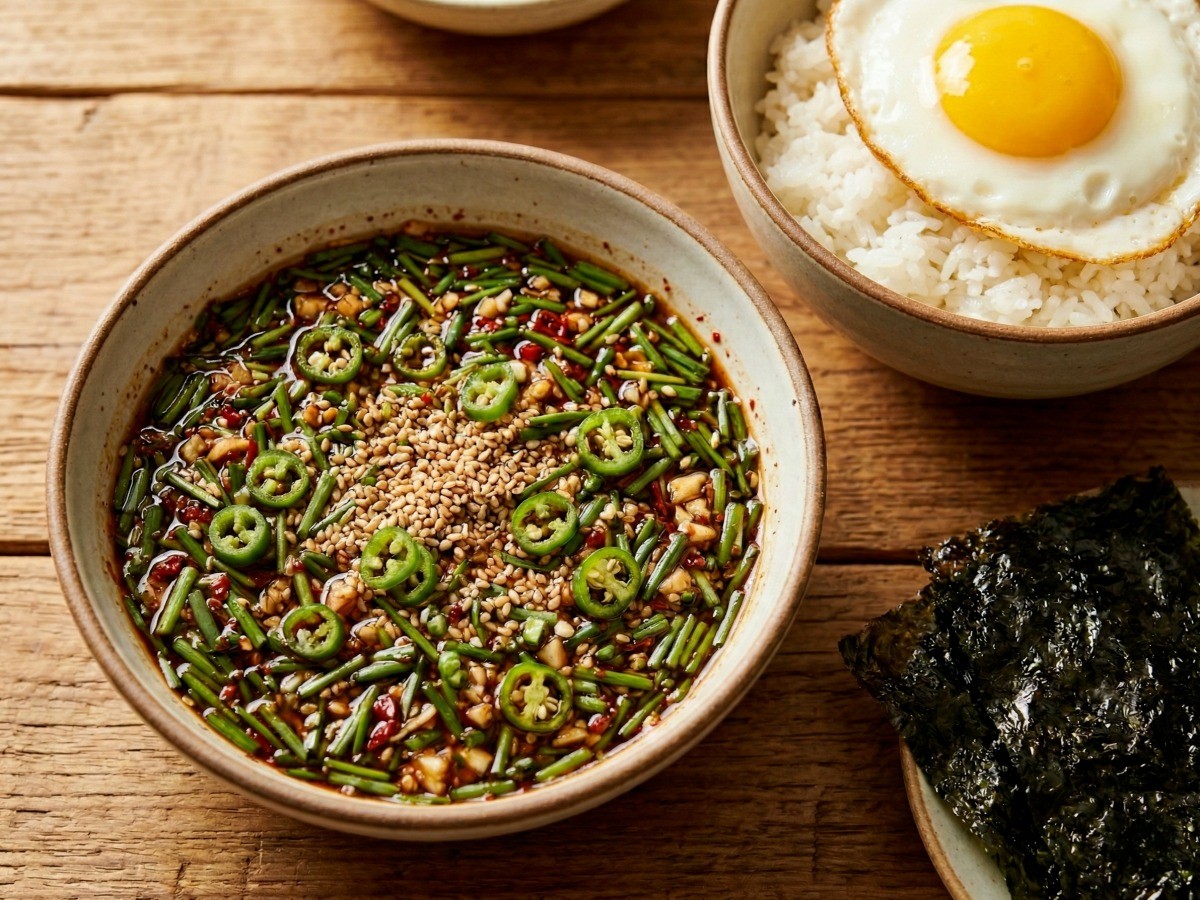 입맛 돋우는 봄나물 요리, 밥도둑 백종원 달래장(달래간장) 완성 모습