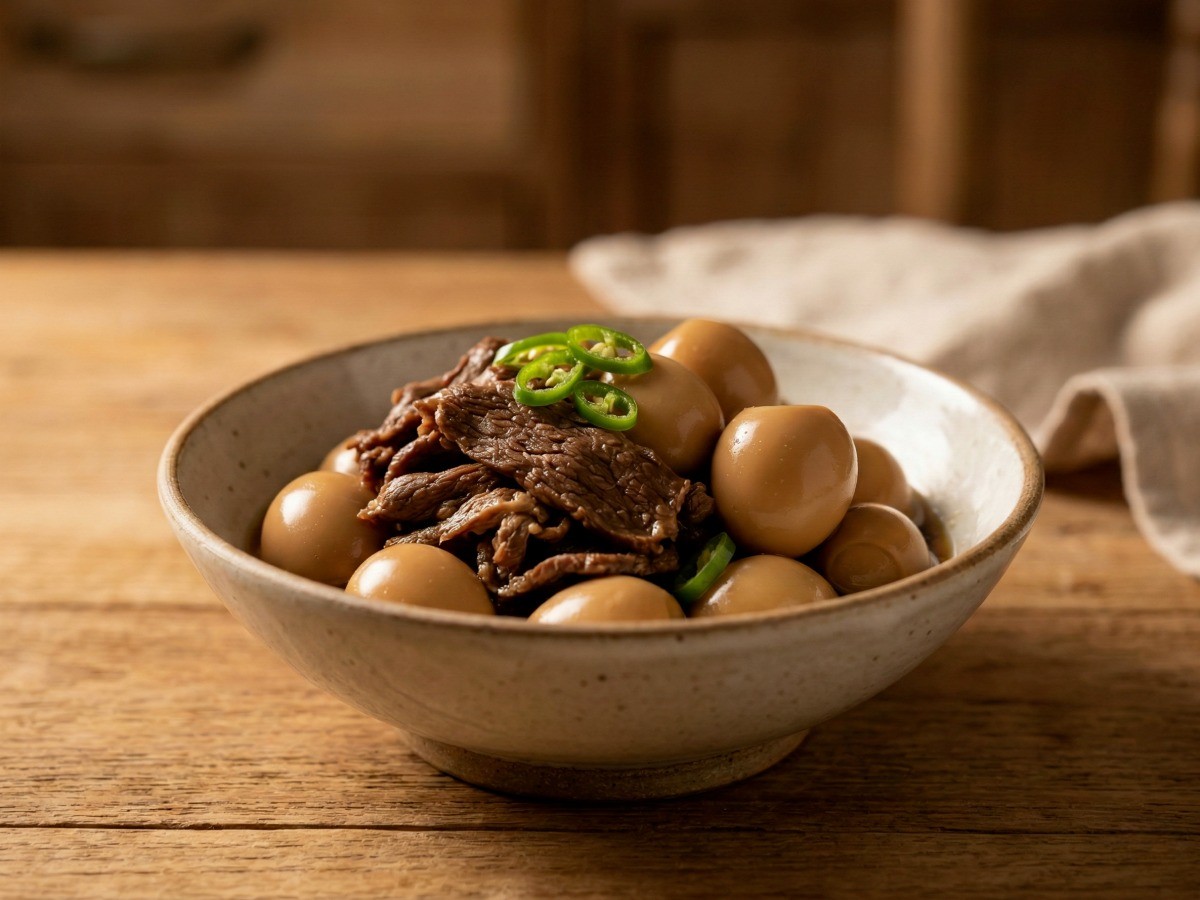 백종원 레시피로 만든 밥도둑 소고기 메추리알 장조림