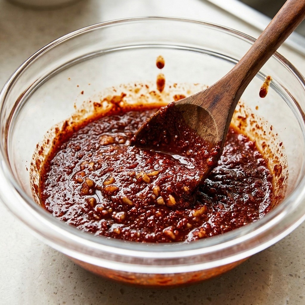 혈당 관리 다이어트 양념장 만들기: 매실청과 스테비아를 활용한 저칼로리 비빔밥 양념