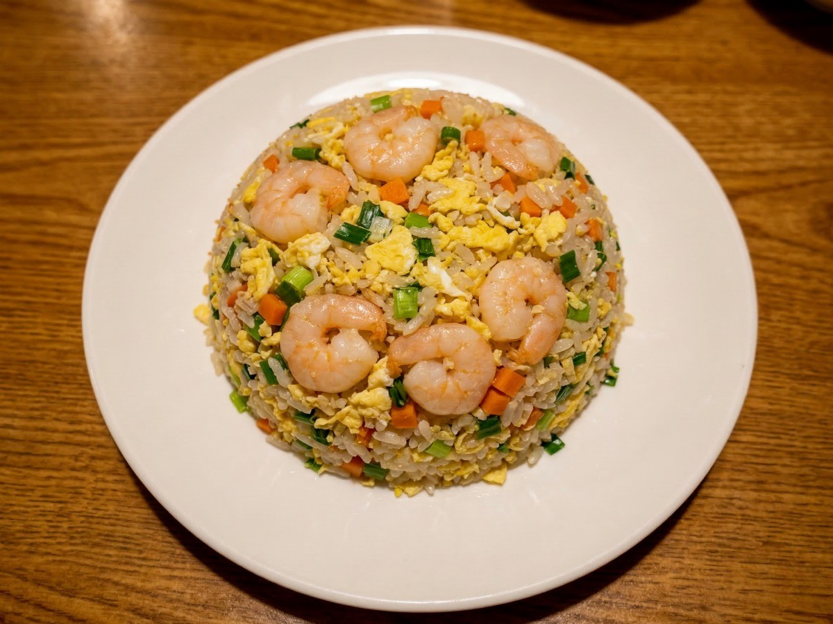 이연복 셰프 레시피로 완성한 고슬고슬하고 먹음직스러운 새우볶음밥