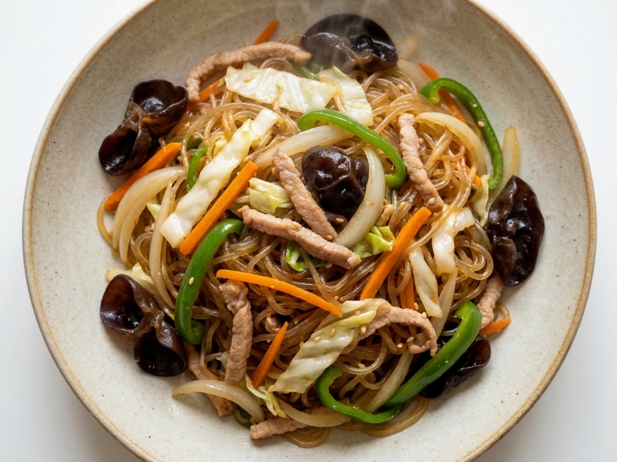 이연복 셰프의 당면을 삶지 않는 초간단 중식 잡채 완성 요리