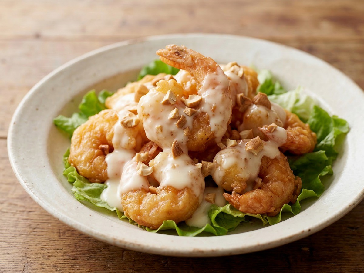 집에서 간단하게 만드는 이연복 크림새우 황금레시피 완성 요리