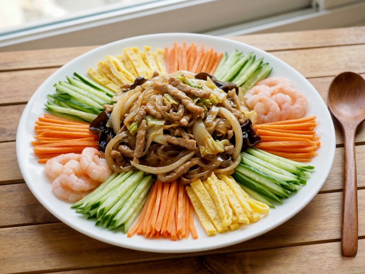 먹음직스럽게 완성된 이연복 셰프의 양장피 황금레시피 메인 요리