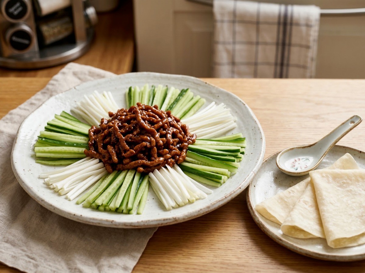 이연복 셰프의 짜장가루를 활용한 초간단 경장육사 완성 요리