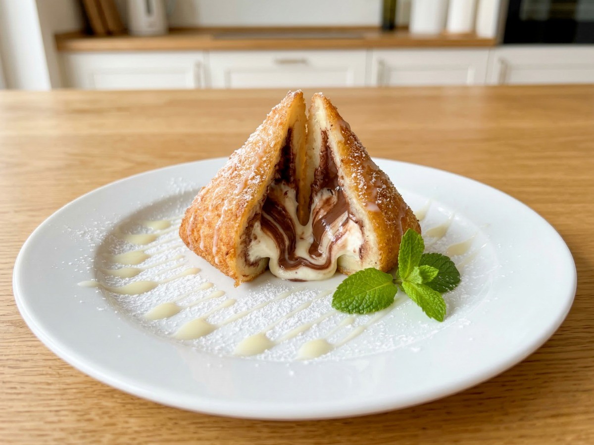 이연복 셰프 레시피로 만든 겉바속촉 초콜릿 딤섬 완성 디저트