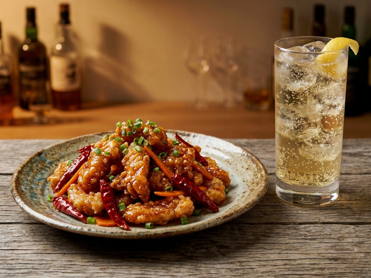 이연복 오징어튀김 레시피: 매콤달콤 깐풍 소스에 버무려진 겉바속촉 오징어튀김과 위스키 하이볼