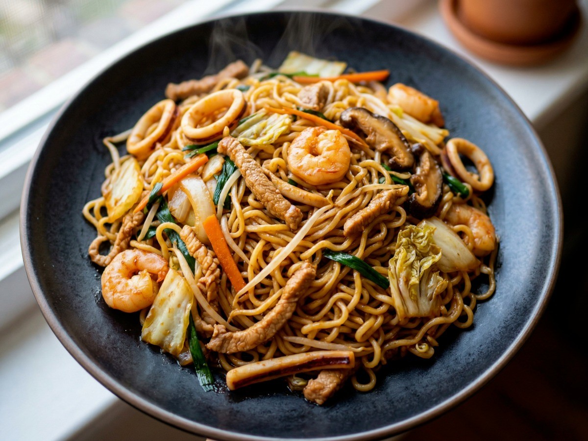 집에서 라면으로 쉽게 만드는 이연복 셰프의 초간단 볶음짬뽕 완성 요리