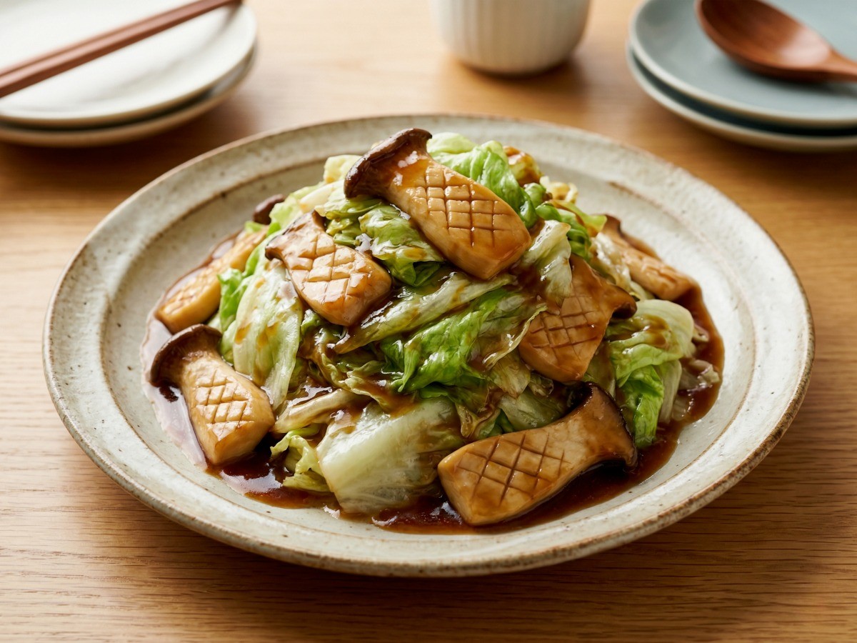 이연복 대만식 양상추 볶음 완성 요리