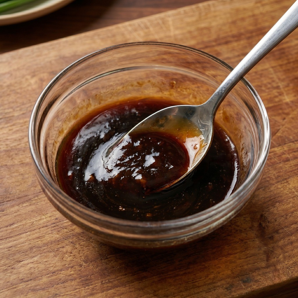 진간장, 노두유, 굴소스 등을 섞어 만든 비프 차우펀 특제 볶음 소스